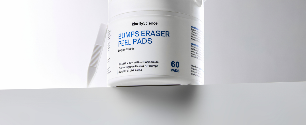 Ingrown Hair Pads for Face & Body, 12% AHA BHA Exfoliating Wipes